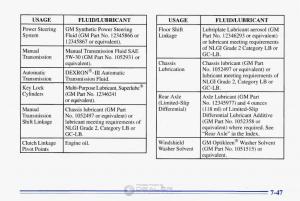 Chevrolet-Corvette-C4-owners-manual page 358 min