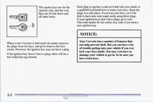 Chevrolet-Corvette-C4-owners-manual page 45 min