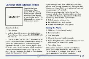 Chevrolet-Corvette-C4-owners-manual page 56 min