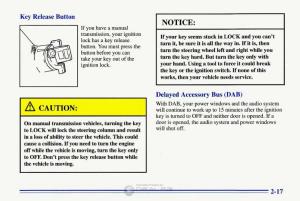 Chevrolet-Corvette-C4-owners-manual page 60 min