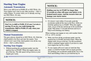 Chevrolet-Corvette-C4-owners-manual page 61 min