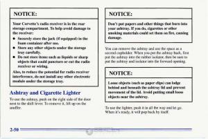 Chevrolet-Corvette-C4-owners-manual page 93 min