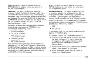 Chevrolet-Corvette-C5-owners-manual page 219 min