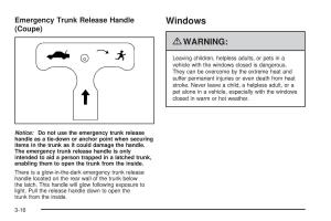 Chevrolet-Corvette-C6-owners-manual page 110 min