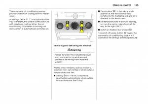 Opel-Vectra-Vauxhall-III-3-owners-manual page 160 min