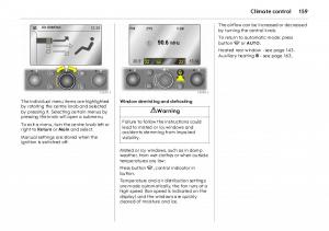 Opel-Vectra-Vauxhall-III-3-owners-manual page 164 min