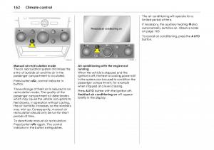 Opel-Vectra-Vauxhall-III-3-owners-manual page 167 min