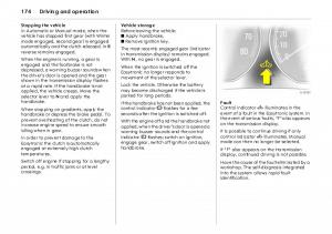 Opel-Vectra-Vauxhall-III-3-owners-manual page 179 min