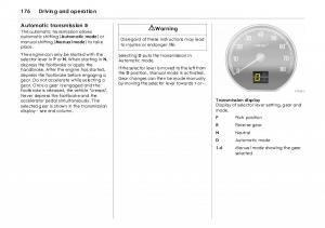 Opel-Vectra-Vauxhall-III-3-owners-manual page 181 min