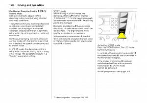 Opel-Vectra-Vauxhall-III-3-owners-manual page 203 min