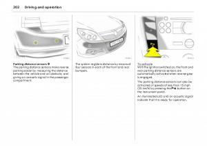 Opel-Vectra-Vauxhall-III-3-owners-manual page 207 min