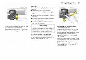 Opel-Vectra-Vauxhall-III-3-owners-manual page 226 min