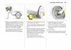 Opel-Vectra-Vauxhall-III-3-owners-manual page 246 min