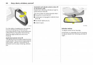 Opel-Vectra-Vauxhall-III-3-owners-manual page 49 min