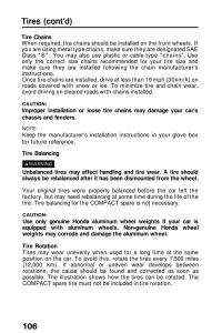 Honda-Prelude-III-3-owners-manual page 106 min