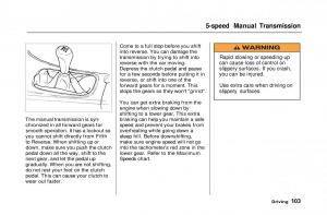 Honda-Civic-Del-Sol-CR-X-owners-manual page 103 min