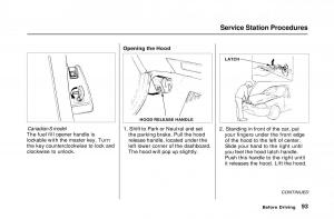 Honda-Civic-Del-Sol-CR-X-owners-manual page 93 min