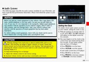 Chevrolet-Cavalier-II-2-owners-manual page 113 min