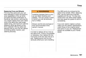 Honda-CR-V-owners-manual page 167 min