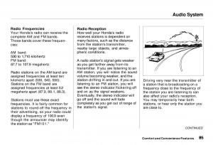 Honda-CR-V-owners-manual page 86 min