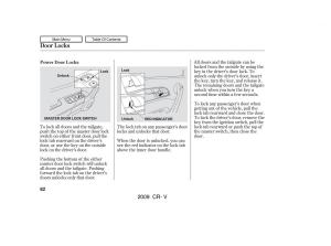 Honda-CR-V-III-3-owners-manual page 86 min