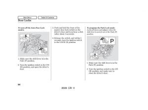 Honda-CR-V-III-3-owners-manual page 88 min