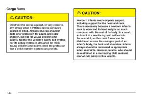 Chevrolet-Astro-II-2-owners-manual page 50 min