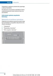 BMW-3-F30-instrukcja-obslugi page 86 min