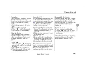 Honda-Civic-Hybrid-VIII-8-owners-manual page 108 min