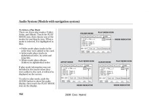 Honda-Civic-Hybrid-VIII-8-owners-manual page 155 min