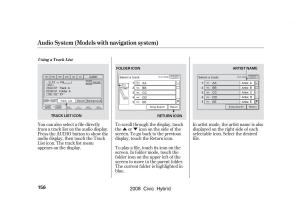 Honda-Civic-Hybrid-VIII-8-owners-manual page 159 min