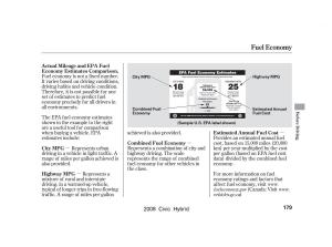 Honda-Civic-Hybrid-VIII-8-owners-manual page 182 min