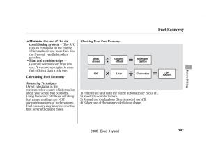 Honda-Civic-Hybrid-VIII-8-owners-manual page 184 min