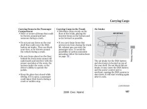 Honda-Civic-Hybrid-VIII-8-owners-manual page 190 min