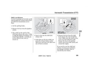 Honda-Civic-Hybrid-VIII-8-owners-manual page 198 min