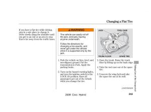 Honda-Civic-Hybrid-VIII-8-owners-manual page 246 min