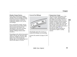 Honda-Civic-Hybrid-VIII-8-owners-manual page 68 min