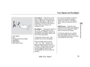 Honda-Civic-Hybrid-VIII-8-owners-manual page 76 min