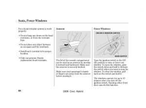 Honda-Civic-Hybrid-VIII-8-owners-manual page 97 min