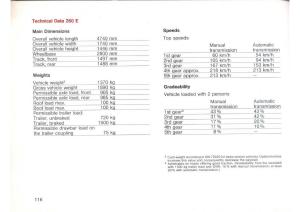 Mercedes-Benz-E-W124-owners-manual page 118 min