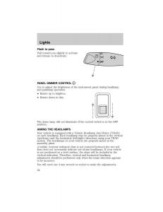 Ford-Escort-ZX2-owners-manual page 34 min