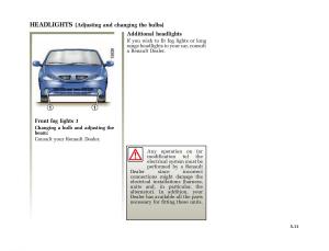 Renault-Megane-I-1-phase-II-owners-manual page 144 min