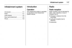 Opel-Zafira-B-owners-manual page 117 min