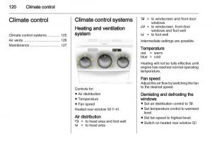 Opel-Zafira-B-owners-manual page 120 min