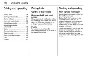 Opel-Zafira-B-owners-manual page 128 min