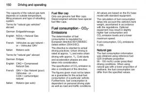 Opel-Zafira-B-owners-manual page 150 min