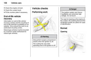 Opel-Zafira-B-owners-manual page 156 min