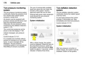 Opel-Zafira-B-owners-manual page 178 min