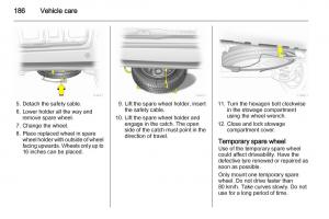 Opel-Zafira-B-owners-manual page 186 min