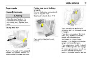 Opel-Zafira-B-owners-manual page 49 min